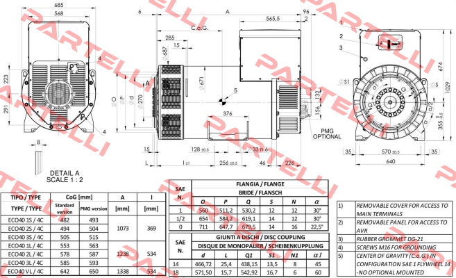 ECO40-1S/4C B3/B14 Mecc Alte