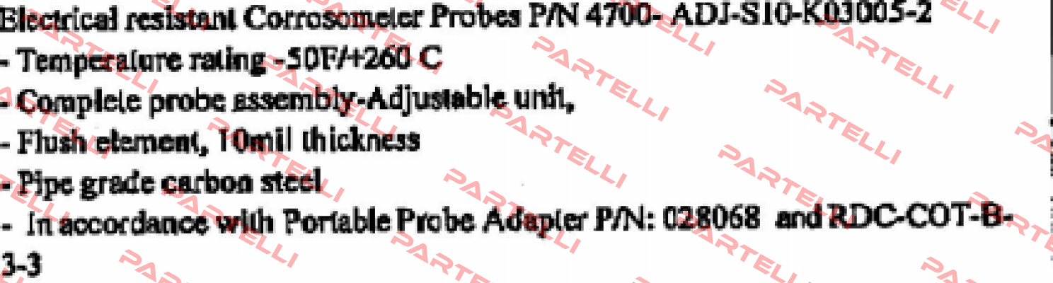P/N 4700-ADJ-S10-K03005-2  Cosasco