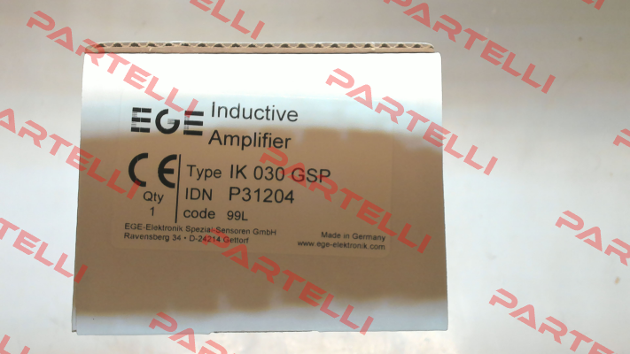 p/n: P31204, Type: IK 030 GSP Ege