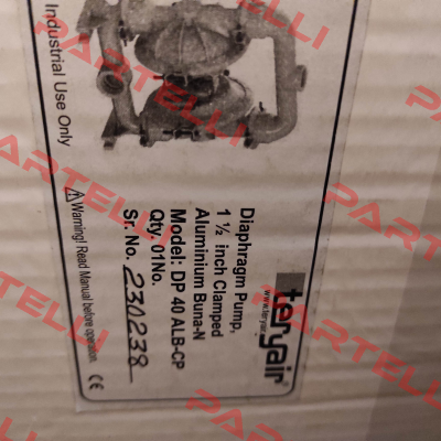 DP-40 1 1/2" Alu/Buna 2 TERYAIR