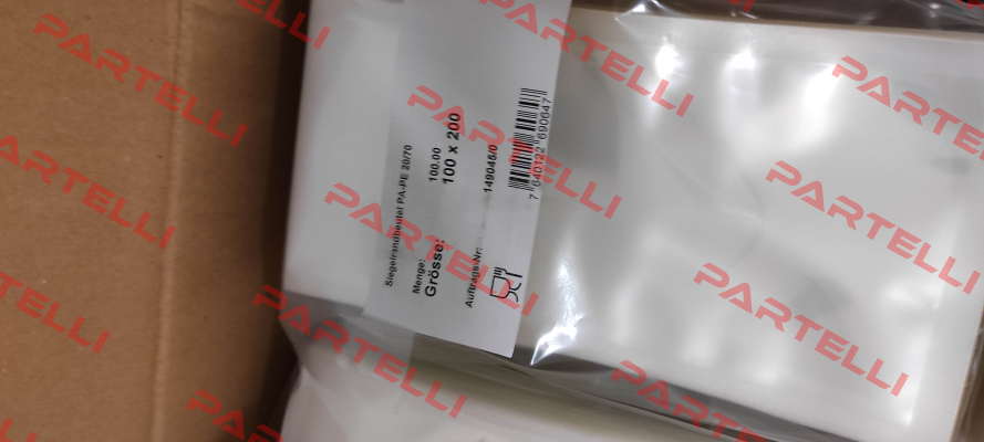 PA/PE sealed edge bag - 100 x 200 mm; 90 µm Audion Elektro