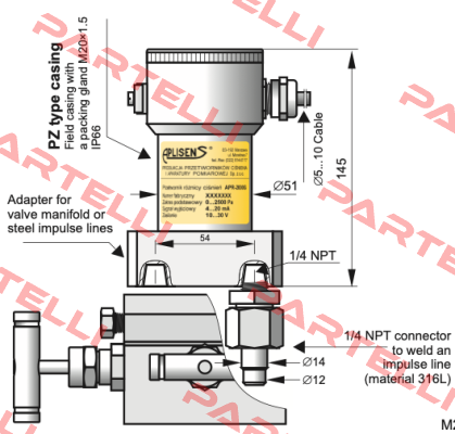 APRE-2000G/PZ/ Aplisens