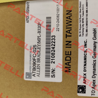 ATB090FC-025 Apex Dynamics