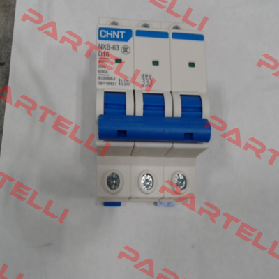 NXB-63 D16 3P+N 400V 6000A 50Hz Chint