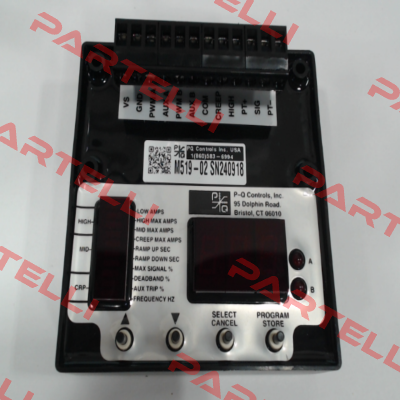 M519-02 P-Q Controls
