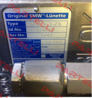 Typ: SLU-X-3-ZS-012152-70-WV-45  Smw-Autoblok