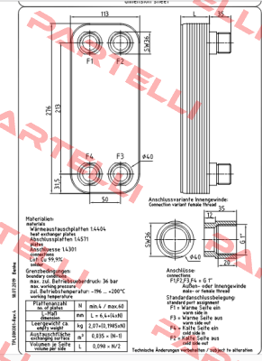 Part Number : 805124 Funke