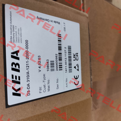 D3-DA-310/A-1211-20000-0000 Keba