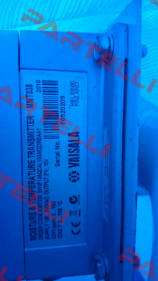 ORDER NO:MMT330 8W0F145QCAL100A02DMBAA1  S/N:F0520209  Vaisala