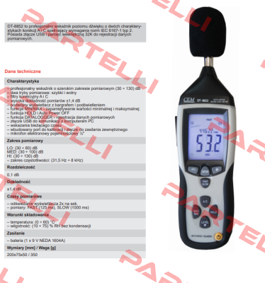 DT 8852 Cem