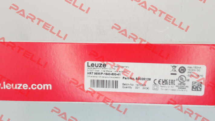 p/n: 50025126, Type: HRT 96M/P-1640-800-41 Leuze