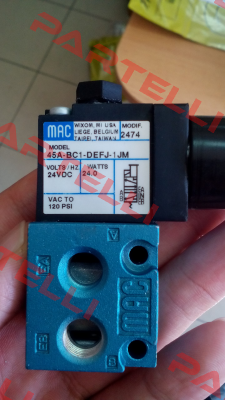 45A-BC1-DEFJ-1JM МAC Valves