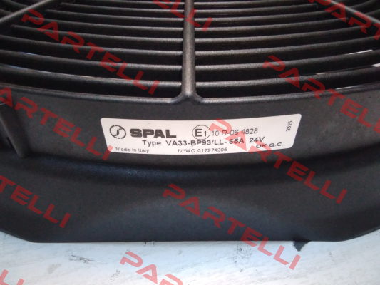 Type: VA33-BP93/LL-65A SPAL