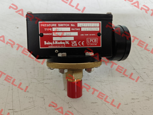 Type 1391 (0,5-10 BAR) Bailey & Mackey