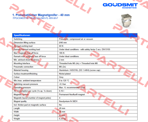 TPGC040378 Goudsmit Magnetics