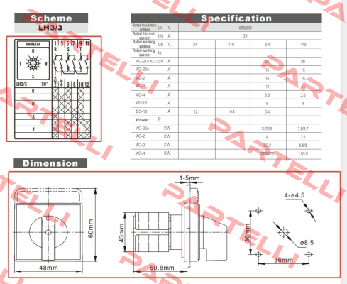LW26-20 LH3.3A21I CanTak