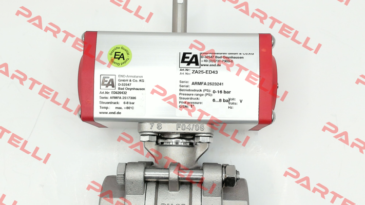 ZA25-ED43 End Armaturen