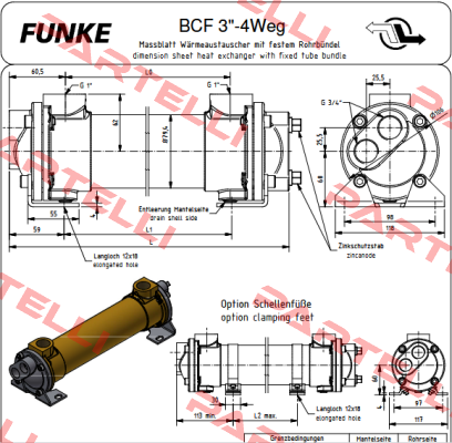 BCF 304-B15-4Weg Funke
