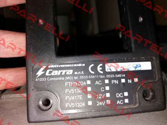 FTH3 024 35 00 old version, new version FTL3024 X.M.A. ELETTROMECCANICA CARRA