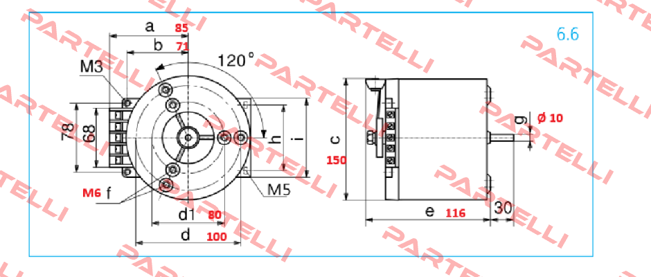 311338102 / Type: RV 260/6.3 Schuntermann Transformatoren