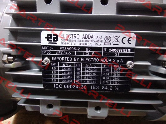 FT3A90S-2 1,5kW 2P 400/230V 50Hz B5 Electro Adda