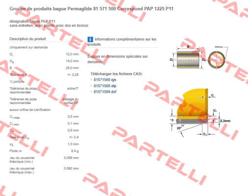 81571500 Permaglide