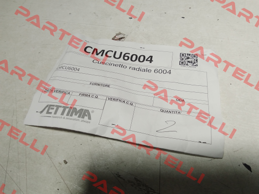 Bearing for GR32 SMT 75L Settima