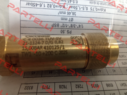 VSPV1/4 ( 1/4" p.t. 15 bar) PADOVAN VALERIO