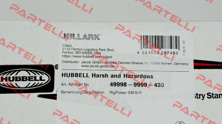 SM-B-R COLOR RED Hubbell