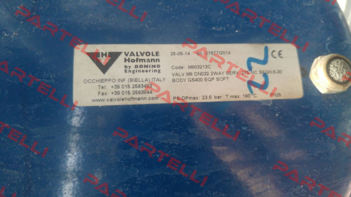 M803213C (S/N:07677/2014)  Valvole Hofmann