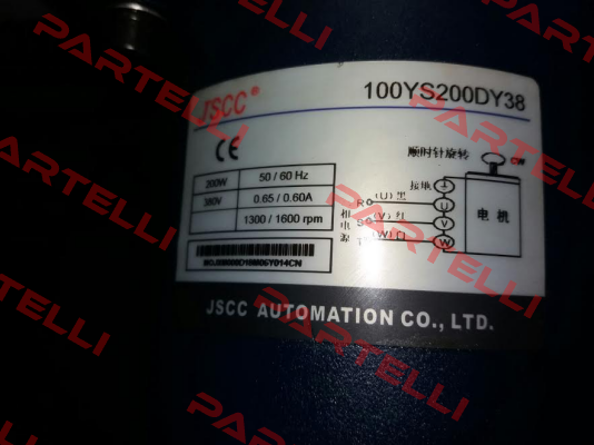 100YS200DY38  JSCC AUTOMATION CO., LTD.