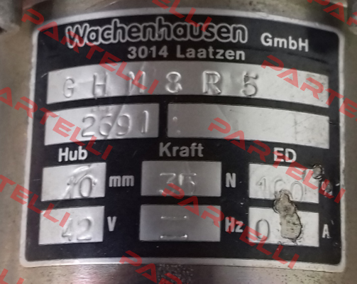 GHM 8R5, 42V DC, Art.-Nr.: 5040522 Wachenhausen
