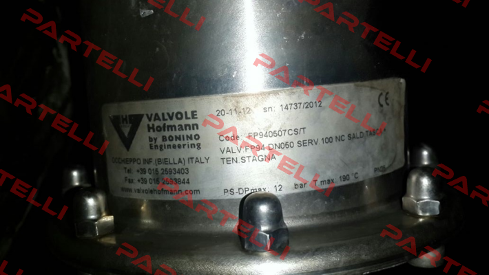 FP940507CS/T  Valvole Hofmann