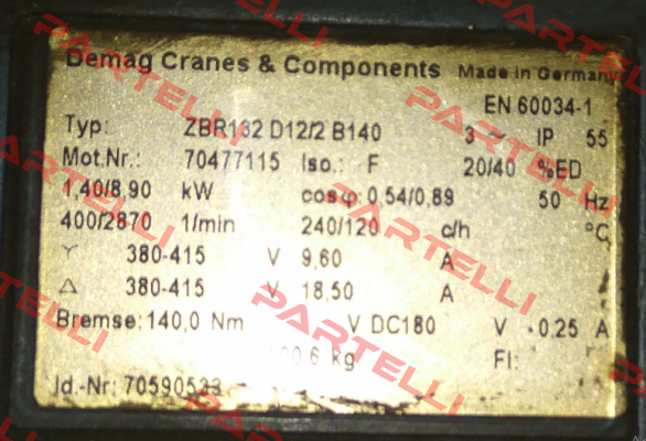 70590533 (ZBR132D12/2V1) Demag