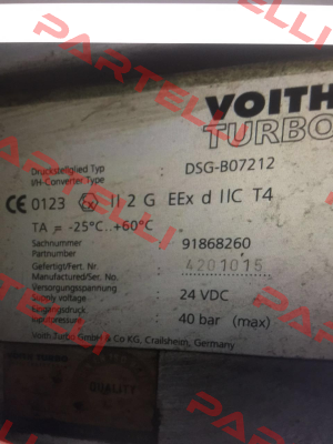 DSG-B07212  Voith
