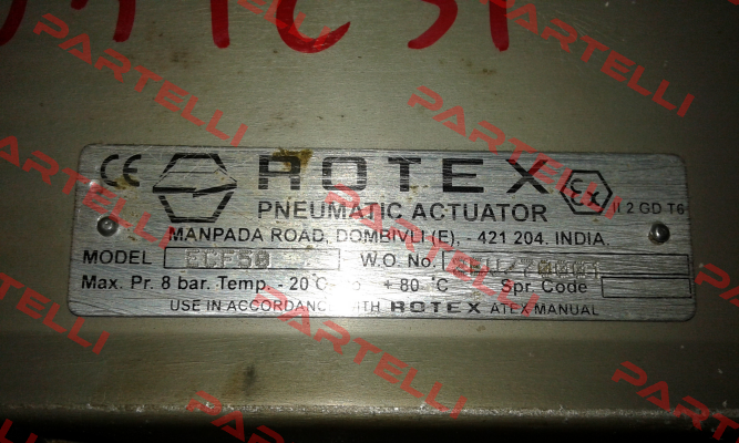 Repair kit for ECF 50  Rotex