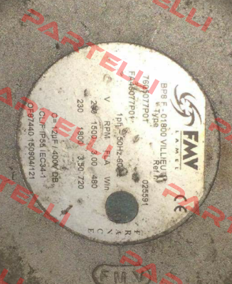 TYPE: 7605077P01 FMV-Lamel (now Ziehl Abegg)