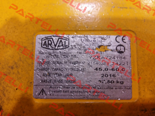 YZKA724184  ARVAL