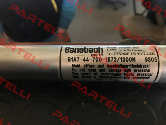 B1A7-44-700-1573-001/1300N Bansbach