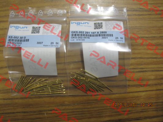 GKS-002 201 107 A 2800 (GKS-002-0016)  Ingun