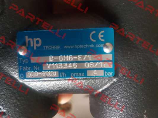 B-GHG-E/1   300-6000l/h HP Technik