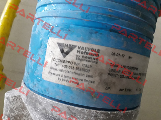 LH010/230/IP65 Valvole Hofmann