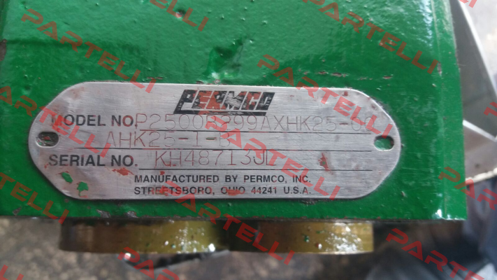 P2500B299AXHK25-00AHK25-1  Permco