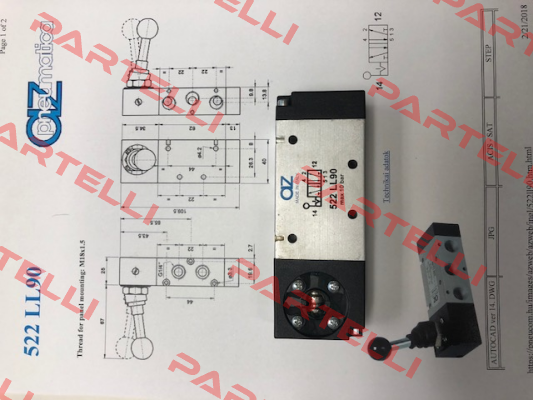 AZ522LL90 AZ Pneumatica
