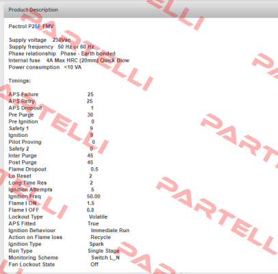 P25F FMV Pactrol