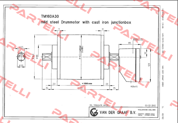 TM160A30-0410-1500  Van der Graaf