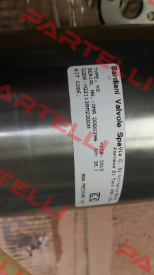 SERIAL N.:2013ONA0000296 - YQ2112BM200DA  Bardiani Valvole