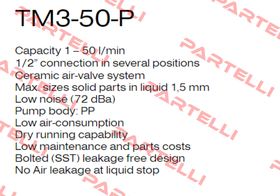 TM3-50 / 0,5"-P-T-T Tecnomatic Italia