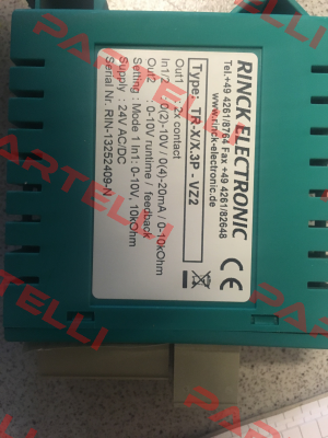 TR-X/X.3P - VZ2 (10K) Rinck Electronic