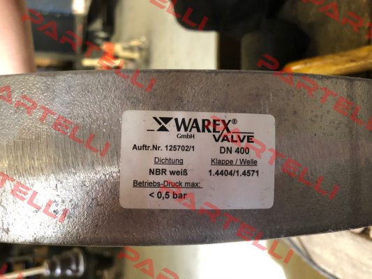 Dichtmanschette aus NBR weiß passend für DKZ 110 / DN 400  Warex